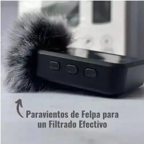 Micrófono Solapa Peludo F15-2