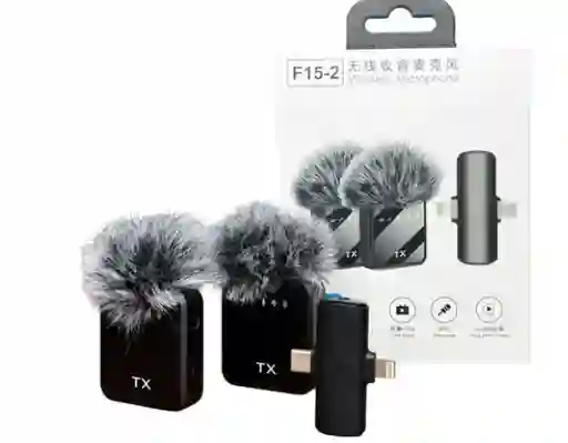Micrófono Solapa Peludo F15-2