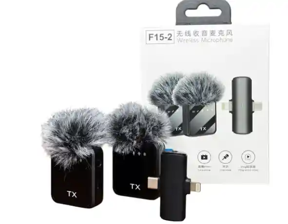 Micrófono Solapa Peludo F15-2