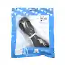 Cable De Audio Jaltech 1x1 Cordon Plano 3 Mtrs