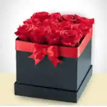 Caja Cuadrada/12 Rosas
