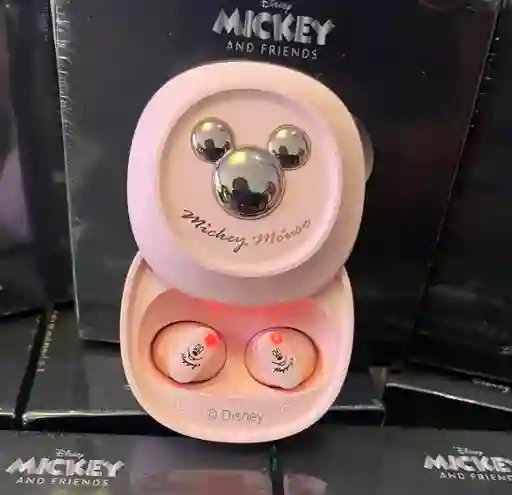 Disney-auriculares Inalámbricos De Mickey Y Minnie
