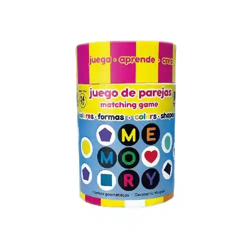 Juego Didáctico De Memoria Con Figuras Y Colores Para Niños