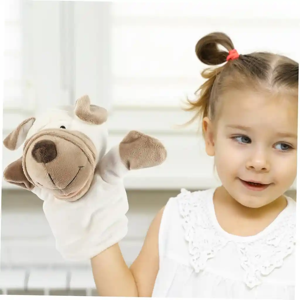 Títere Educativo De Peluche En Forma De Perrito Para Niños