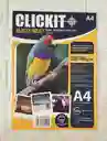 Papel Fotografico Clickit 230/240g Unidad