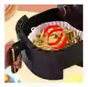 Molde De Silicona Reutilizable Para Air Fryer Resistente Al Calor, Antiadherente Y Fácil De Limpiar X1 Unidad