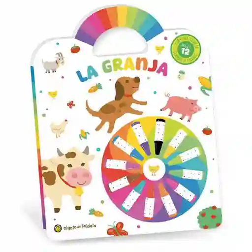 Libro Didáctico Para Colorear La Granja Para Niños