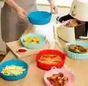 Molde De Silicona Reutilizable Para Air Fryer Resistente Al Calor, Antiadherente Y Fácil De Limpiar X1 Unidad