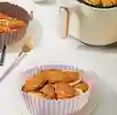 Molde De Silicona Reutilizable Para Air Fryer Resistente Al Calor, Antiadherente Y Fácil De Limpiar X1 Unidad