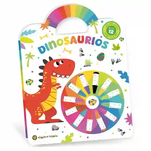 Libro Didáctico Para Colorear Dinosaurios Para Niños
