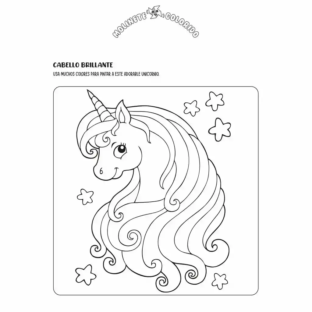 Libro Didáctico Para Colorear Unicornios Para Niños