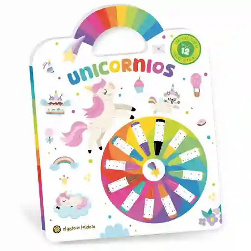 Libro Didáctico Para Colorear Unicornios Para Niños