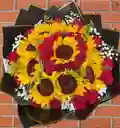 Rosas Y Girasoles