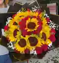 Rosas Y Girasoles