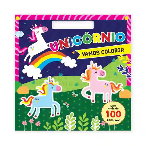 Libro Para Colorear Unicornio De 100 Stickers Para Niños