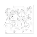 Libro Para Colorear Unicornio De 100 Stickers Para Niños
