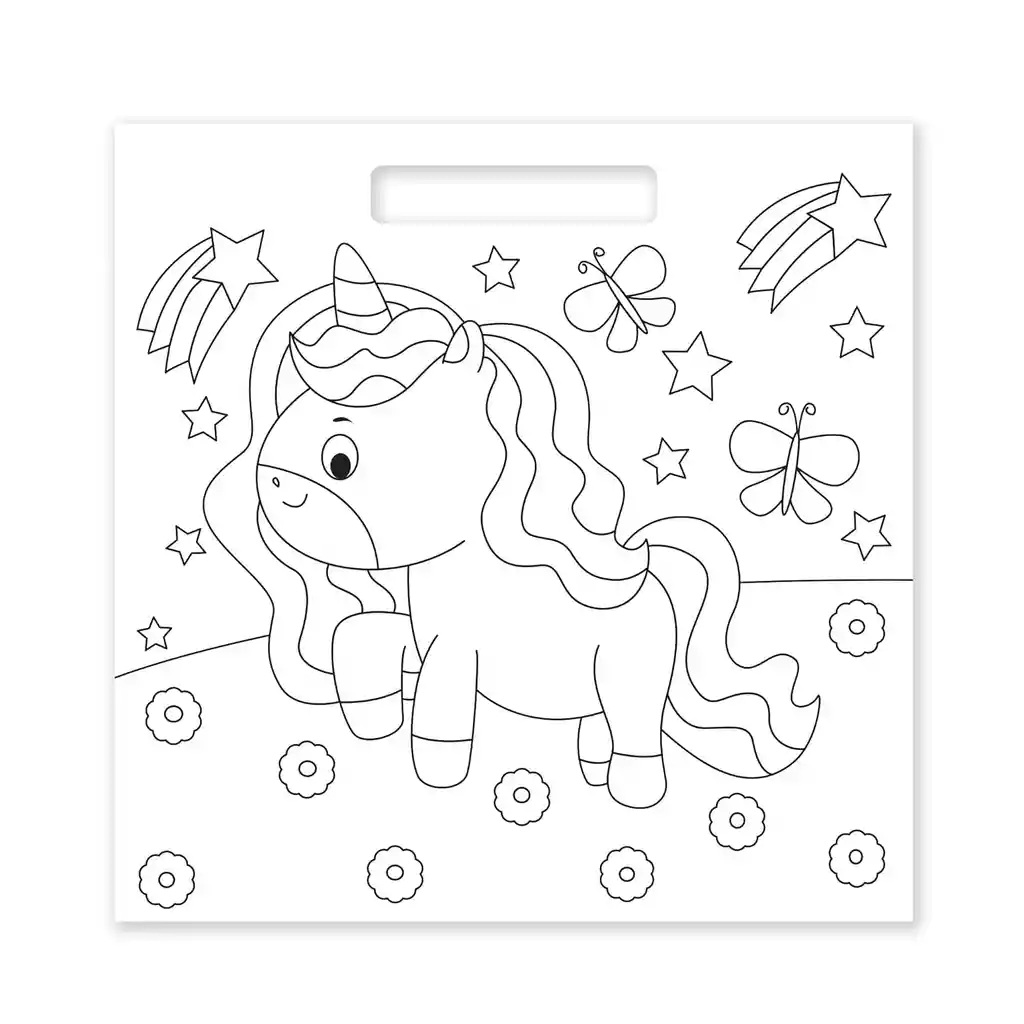 Libro Para Colorear Unicornio De 100 Stickers Para Niños