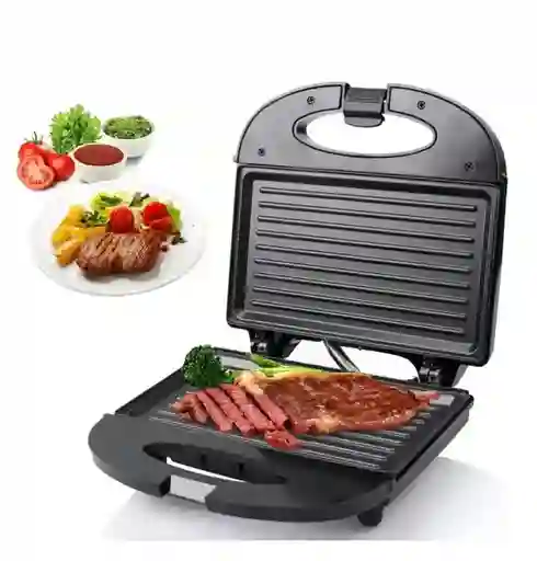 Sandwichera Parilla De Prensa Panini Antiadherente 750w