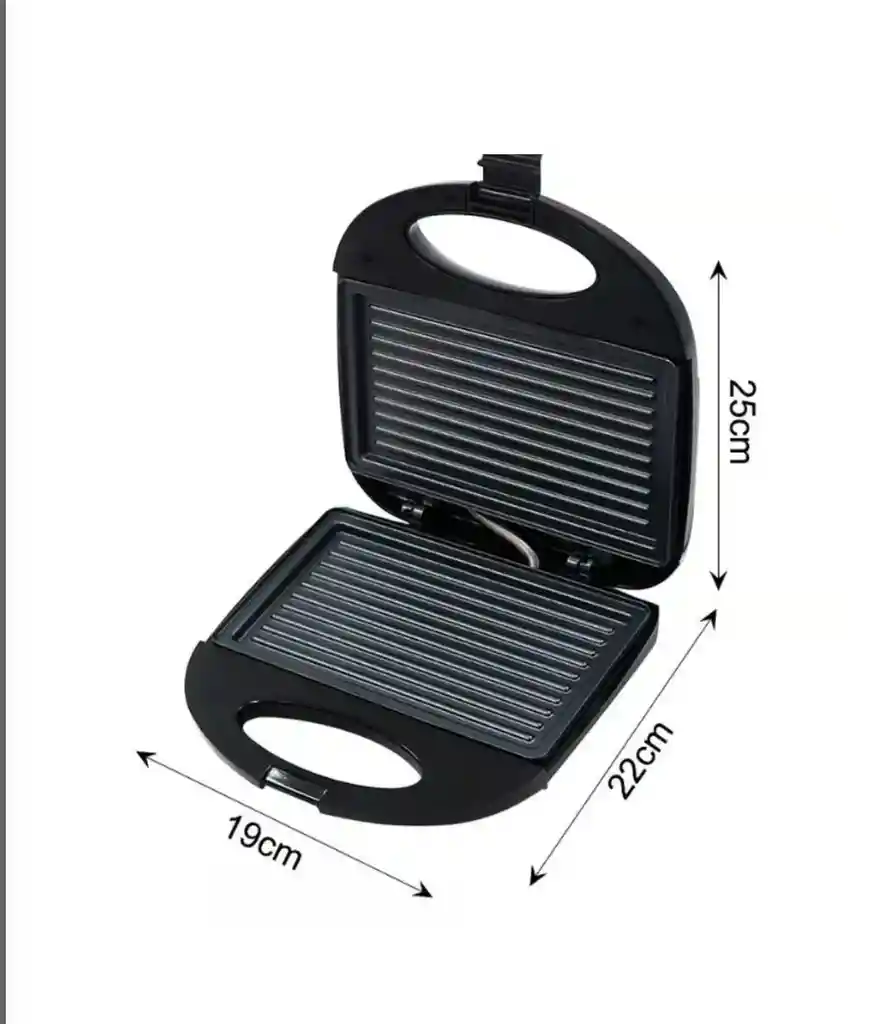 Sandwichera Parilla De Prensa Panini Antiadherente 750w