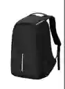Morral Mochila Bolso Antirrobo Con Cargador Impermeable Negro
