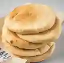 Pan Pita Israelí Blanco, Sin Gluten, 15cm, 3 Unidades.