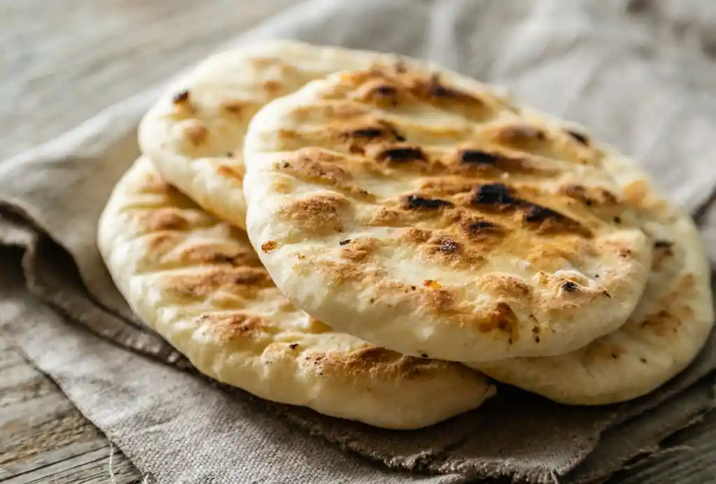 Pan Pita Israelí Blanco, Sin Gluten, 15cm, 3 Unidades.