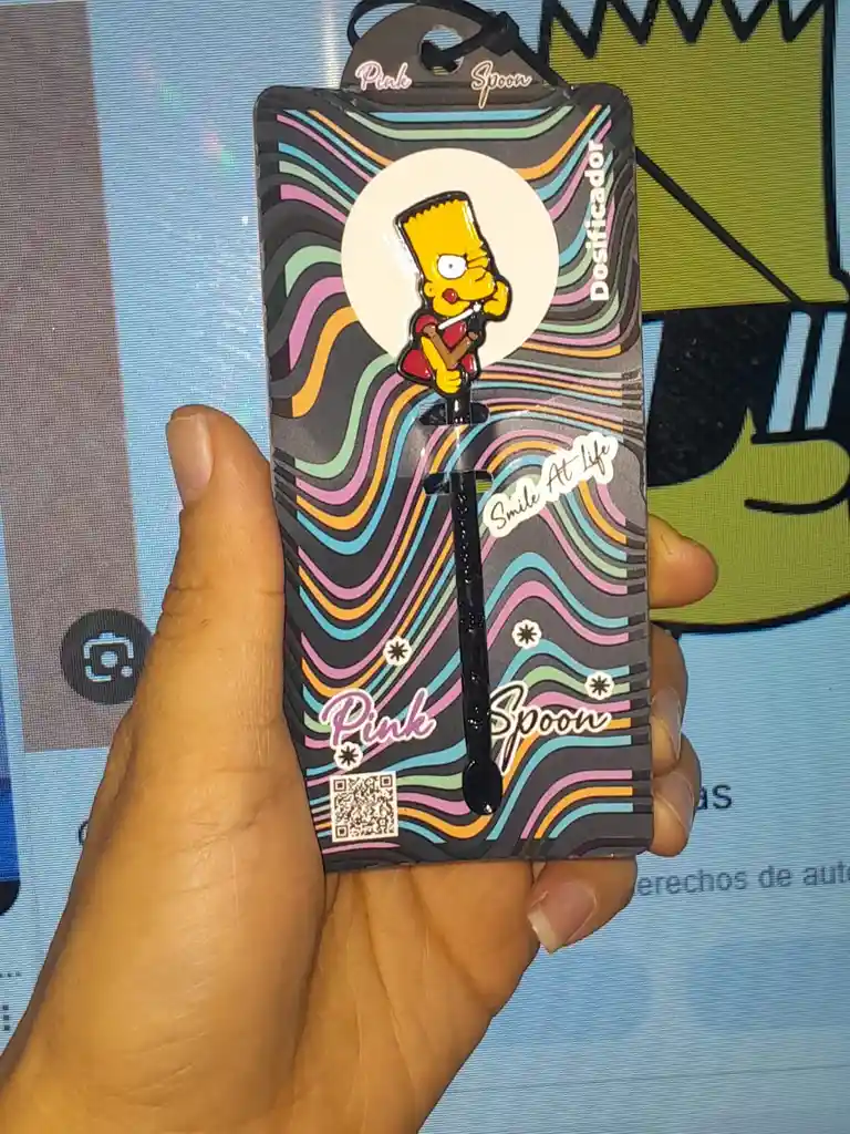 Pala Con La Cara De Bar Simpson