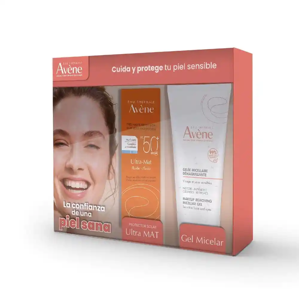 Kit Avene Protector Solar 50 + X 50 Ml + Gel Micelar