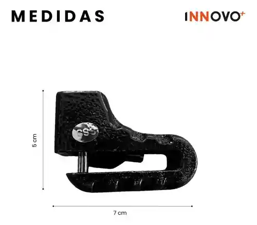 Candado Anti Para Motocicletas Bicicletas Electricas Macizo Compacto 2 Llaves