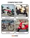 Candado Anti Para Motocicletas Bicicletas Electricas Macizo Compacto 2 Llaves