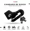 Candado Anti Para Motocicletas Bicicletas Electricas Macizo Compacto 2 Llaves