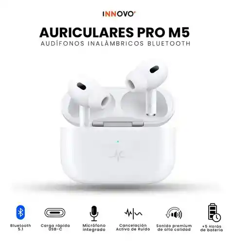 Audífonos Bluetooth Innovall Music M5 Pro Sonido Mega Bass Alta Fidelidad Android Y Ios