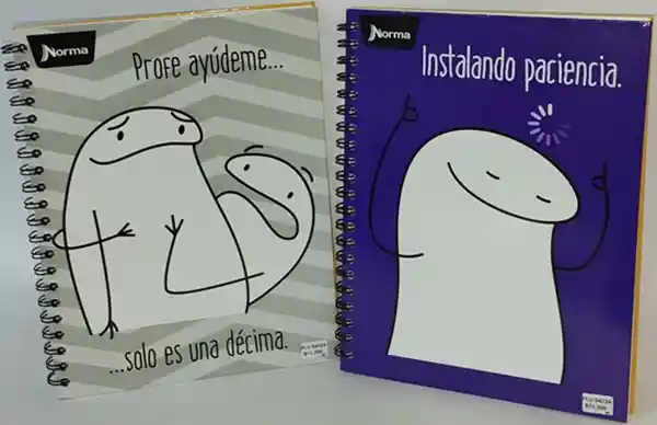 Cuaderno Argollado Grande Cudriculado 1 Materia Memes Norma