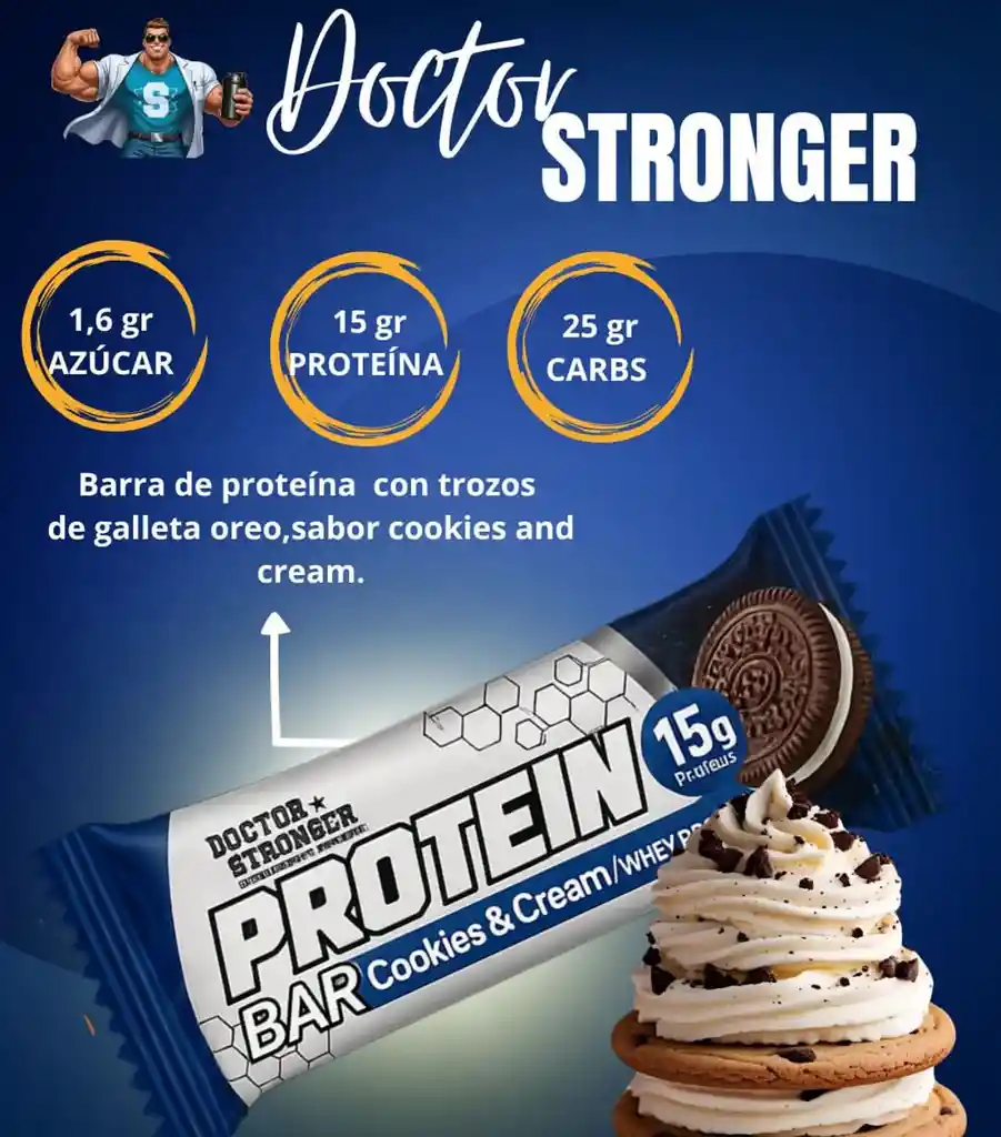 Barra De Proteína Sbn Doctor Stronger Strawberry