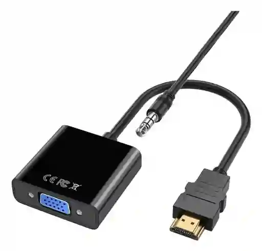 Adaptador Convertidor Cable Hdmi A Vga 1080p
