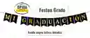 Feston Grado / Mi Graduacion Color Negro