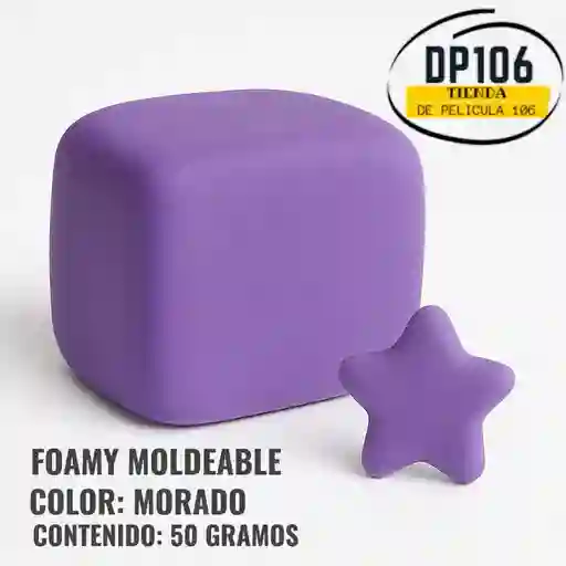Foamy Moldeable Morado 50 Gr Fomy Foami