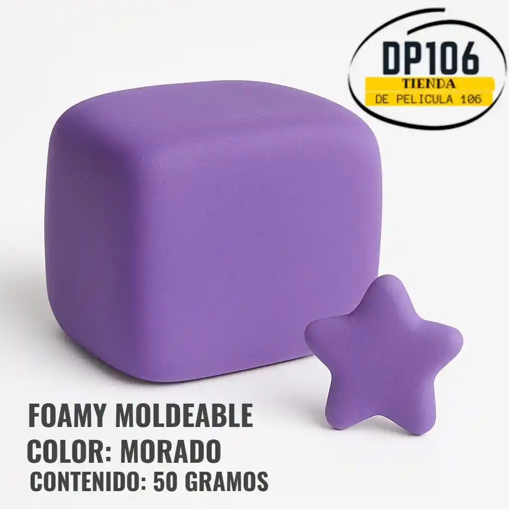 Foamy Moldeable Morado 50 Gr Fomy Foami