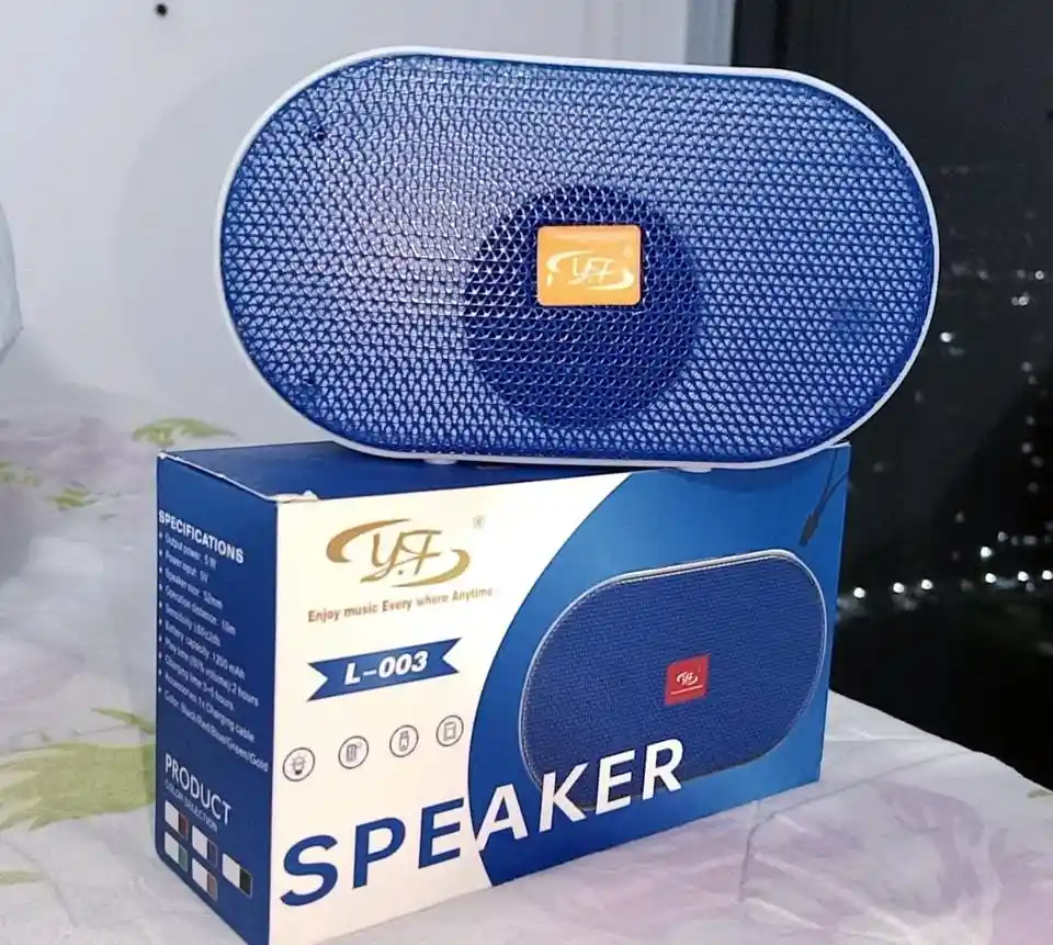 Altavoz Portátil L-003 Con Bluetooth, Radio Fm, Usb, Tarjeta Sd Sonido Alta Calidad Color Al Azar