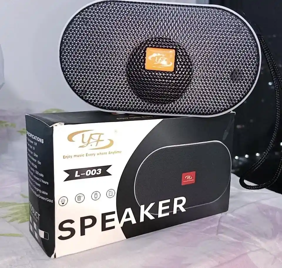 Altavoz Portátil L-003 Con Bluetooth, Radio Fm, Usb, Tarjeta Sd Sonido Alta Calidad Color Al Azar