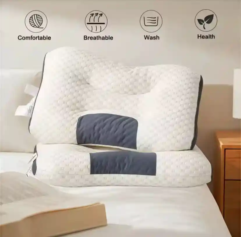 Almohada Ortopédica Cervical Descanso Transpirable