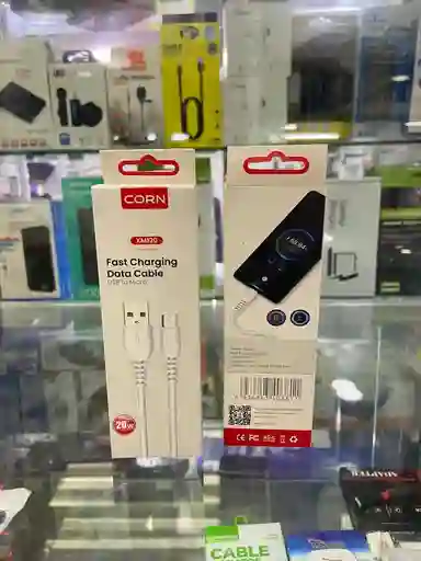 Cable Blanco Usb A Microusb 3.1a Para Carga Rápida Y Transferencia De Datos En Celulares Y Tablets