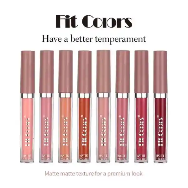 Mini Labial Fit Colors Matte Gloss