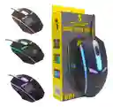 Mouse Gaming Usb Aoas V01 1200 Dpi Luces Rgb Gamer