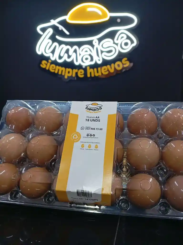 Huevo Aa Pet X18 Und