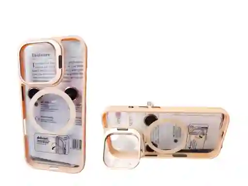 Estuche Iphone Transparente Con Protector Y Magsafe