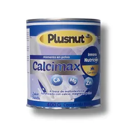 Plus Nut Calcimax – Suplemento Nutricional Con Calcio, Magnesio Y Zinc + Maltodextrina | Fortalece Huesos 400 G