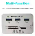 Hub Usb 3.0 Lector Memoria Macbook 7 En 1 Multipuertos