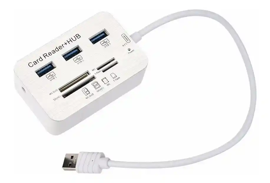 Hub Usb 3.0 Lector Memoria Macbook 7 En 1 Multipuertos
