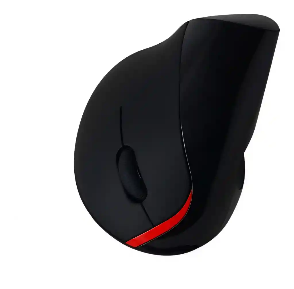 Mouse Vertical Inalámbrico Recargable Weibo Wb-881 Negro